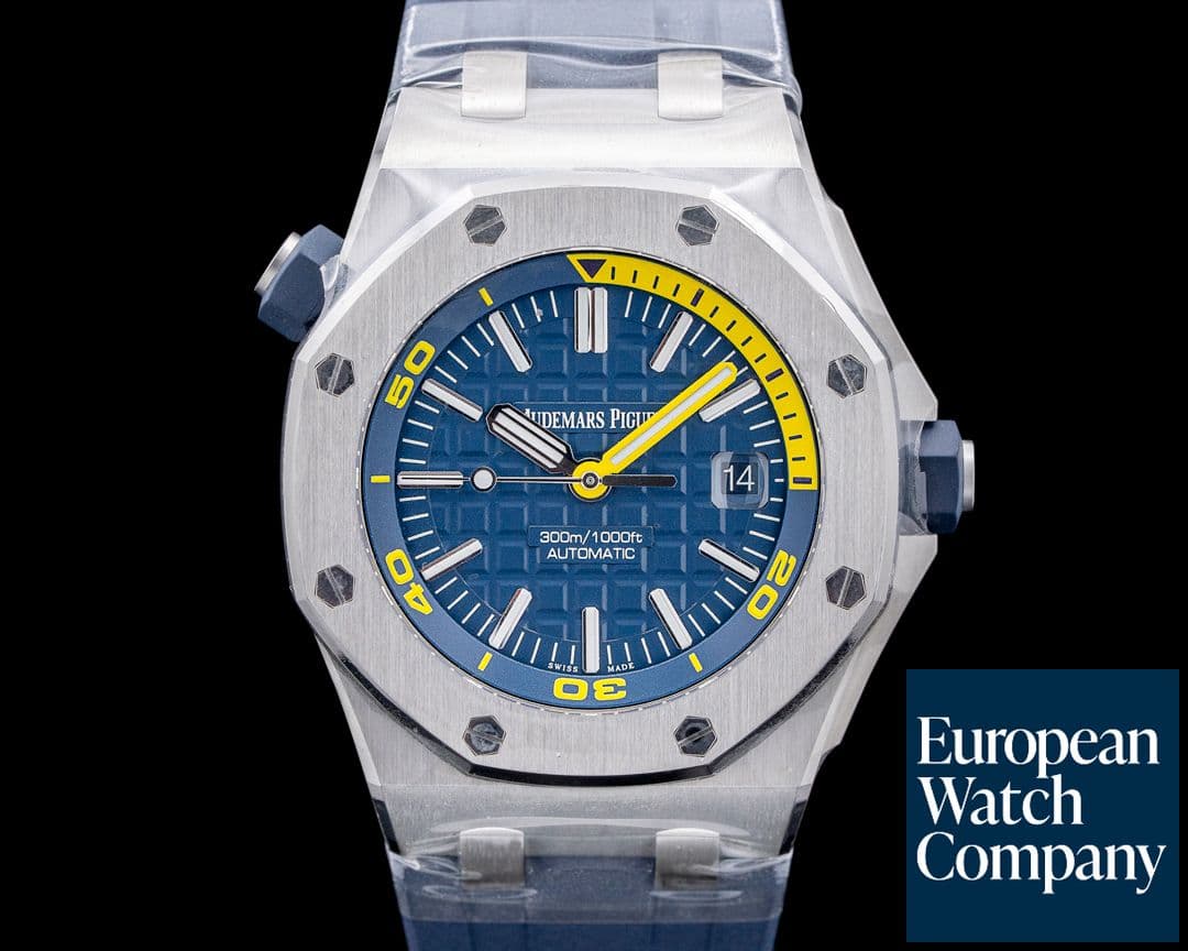 Image of Audemars Piguet Royal Oak Offshore Diver Boutique SS Blue Dial UNWORN