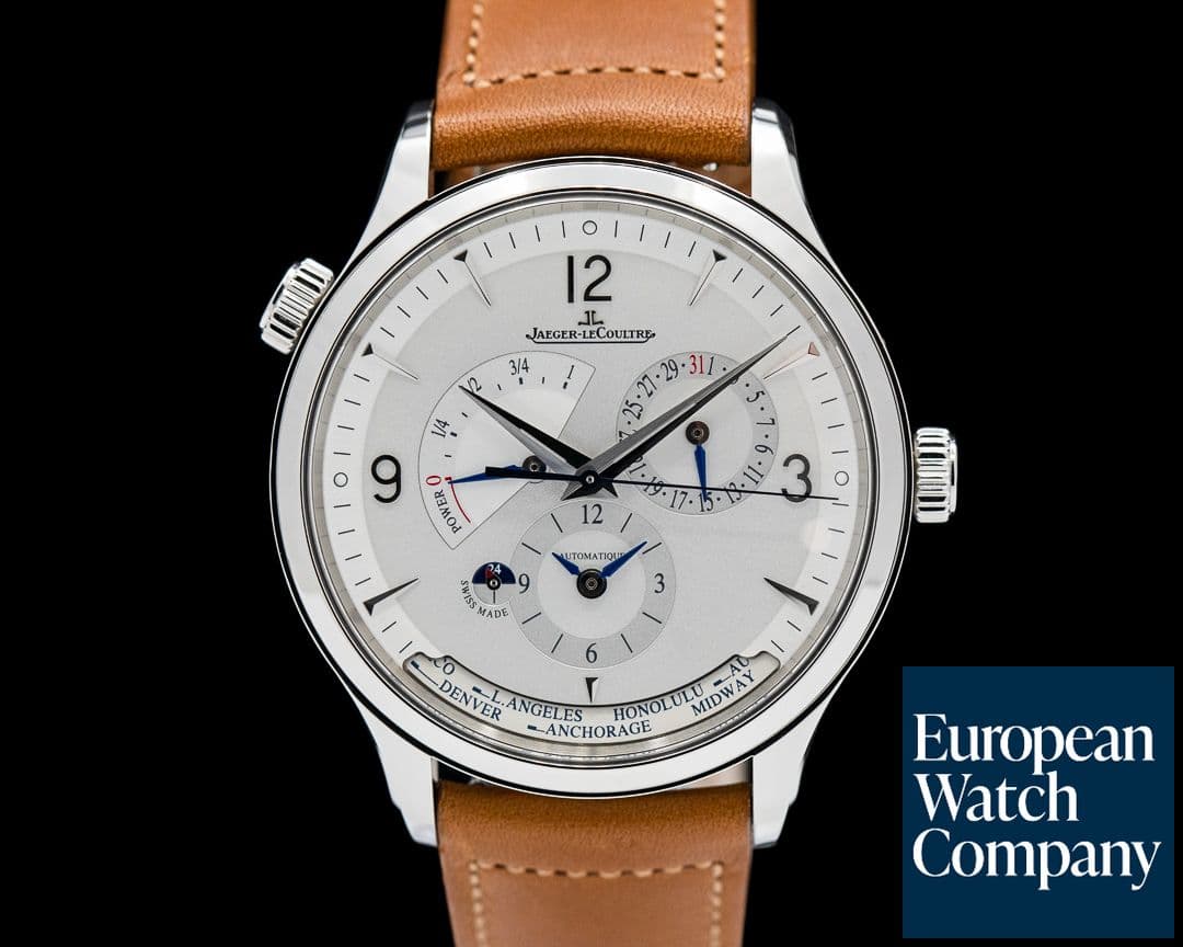 Image of Jaeger LeCoultre Master Control Geographic SS Silver Dial