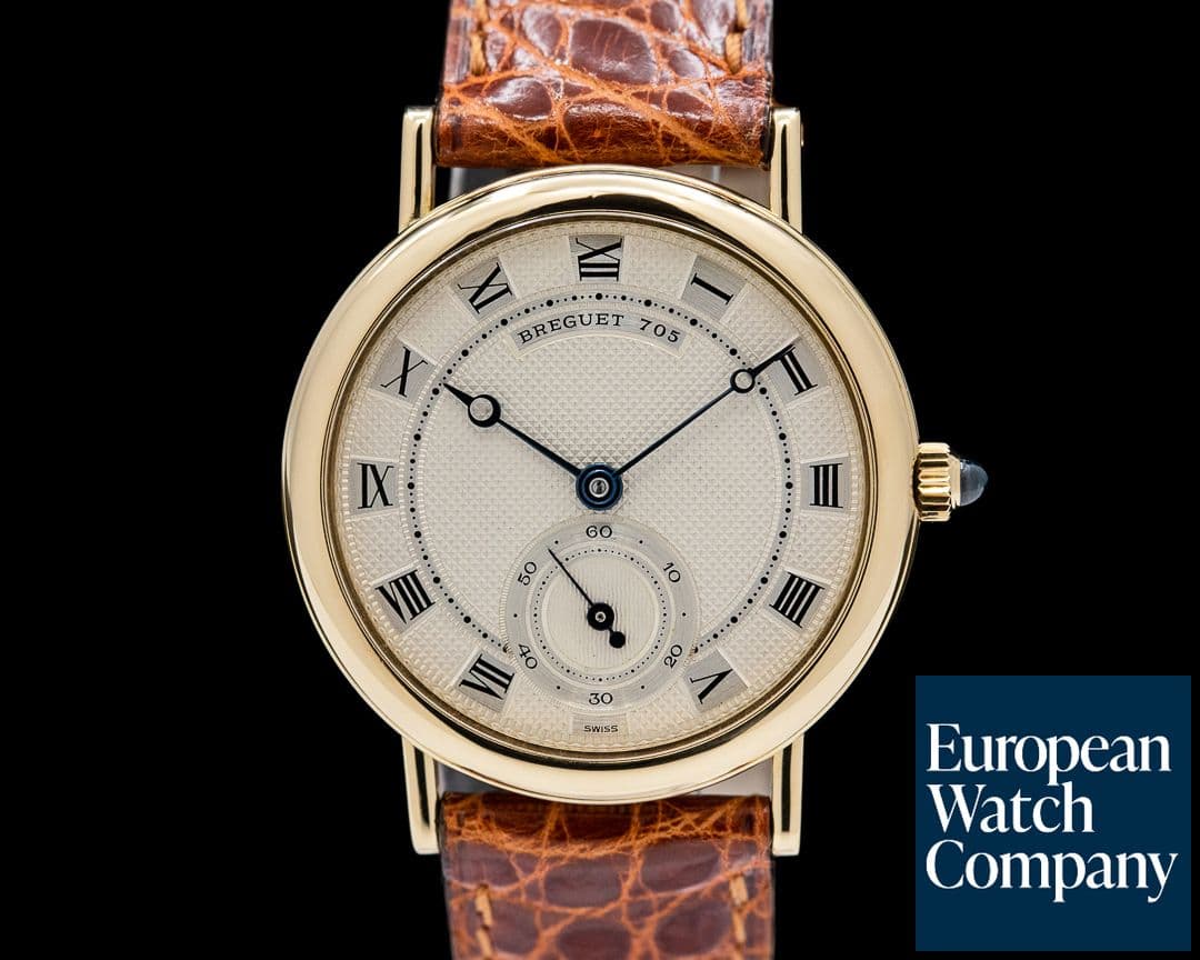 Image of Breguet 3210BA Classique 18K Yellow Gold Silver Dial