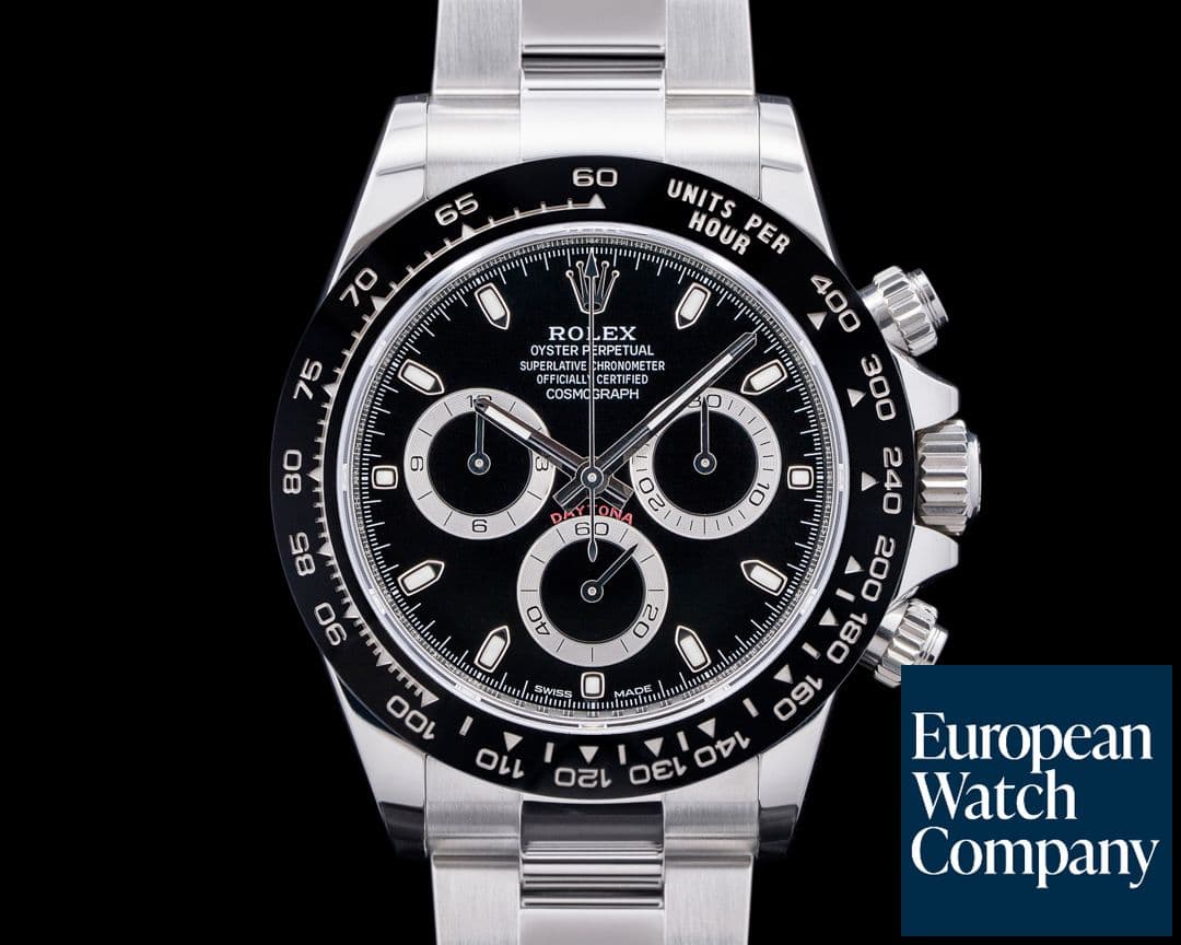 Image of Rolex Daytona 116500 Ceramic Bezel SS Black Dial
