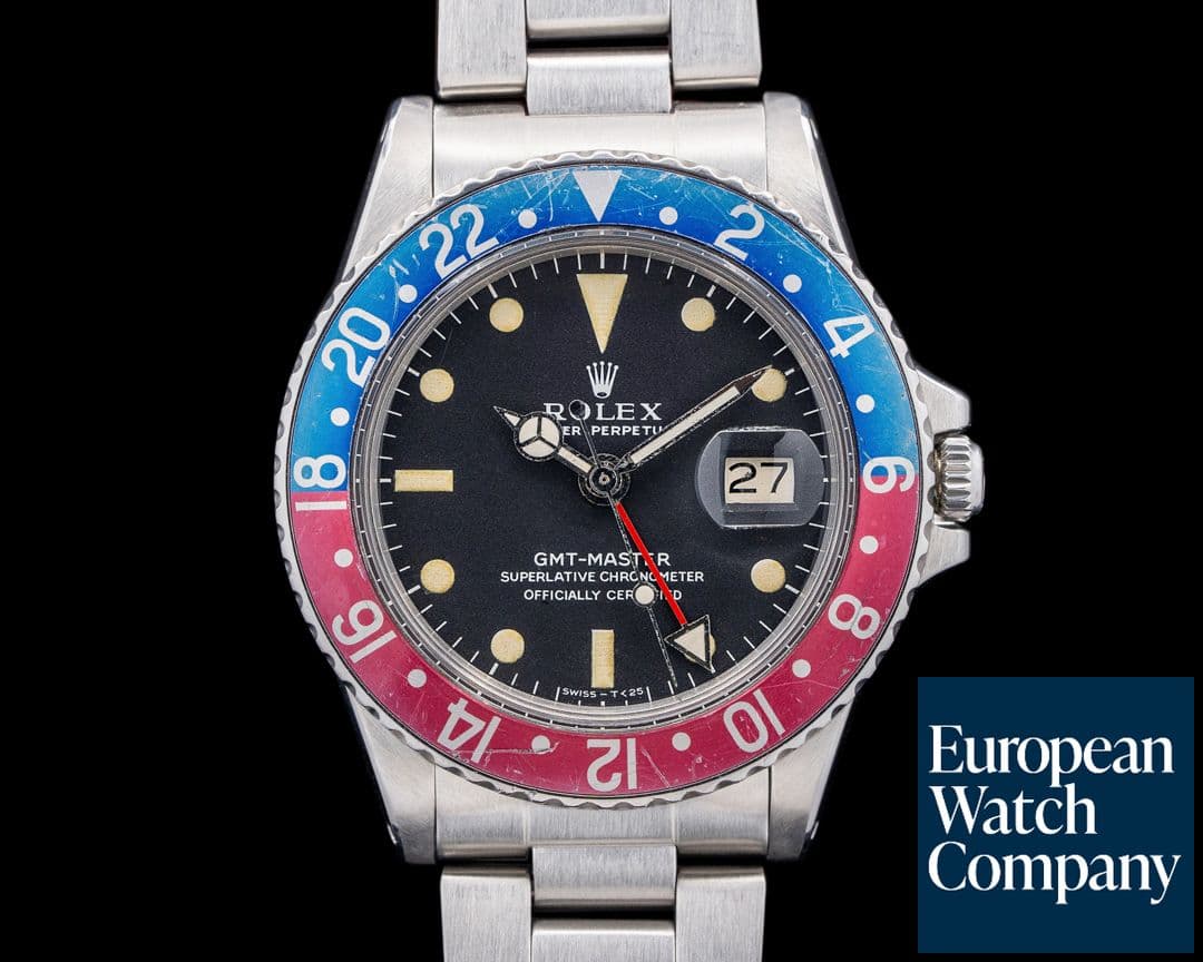 Image of Rolex Vintage GMT Master "Pepsi Bezel" SS C. 1971 Mark I