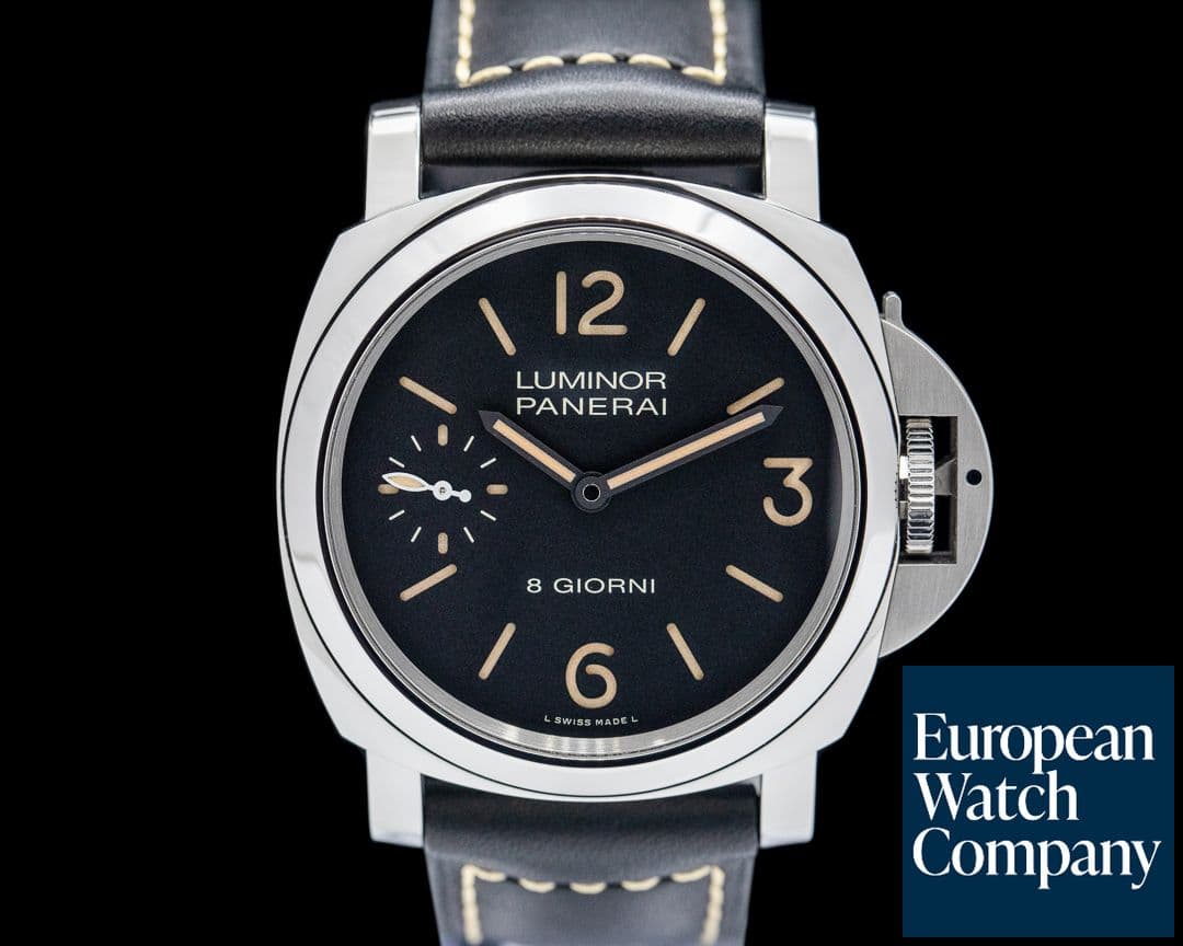 Image of Panerai Luminor 8 Days SS Black Dial 2024