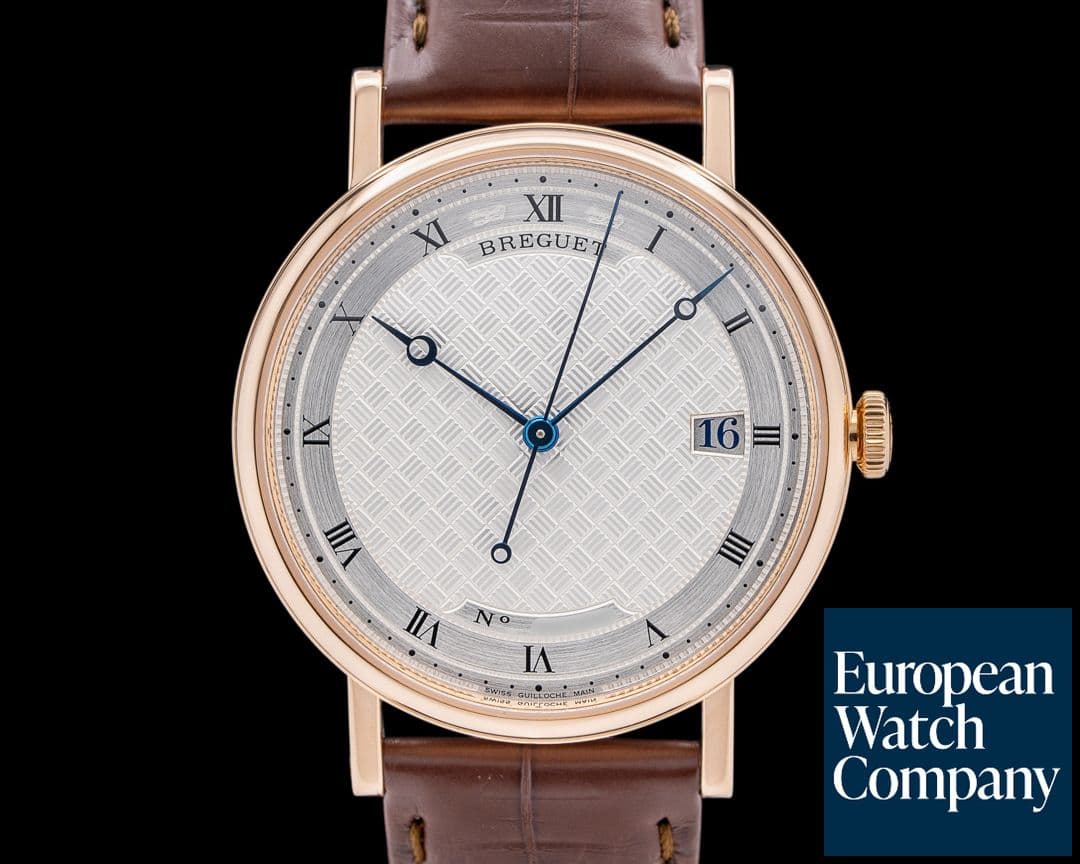Image of Breguet Classique 5177BR Automatic Guilloche Dial 18K Rose Gold