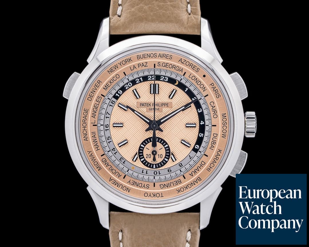 Image of Patek Philippe World Time 5935A Chronograph SS Salmon Dial 2024