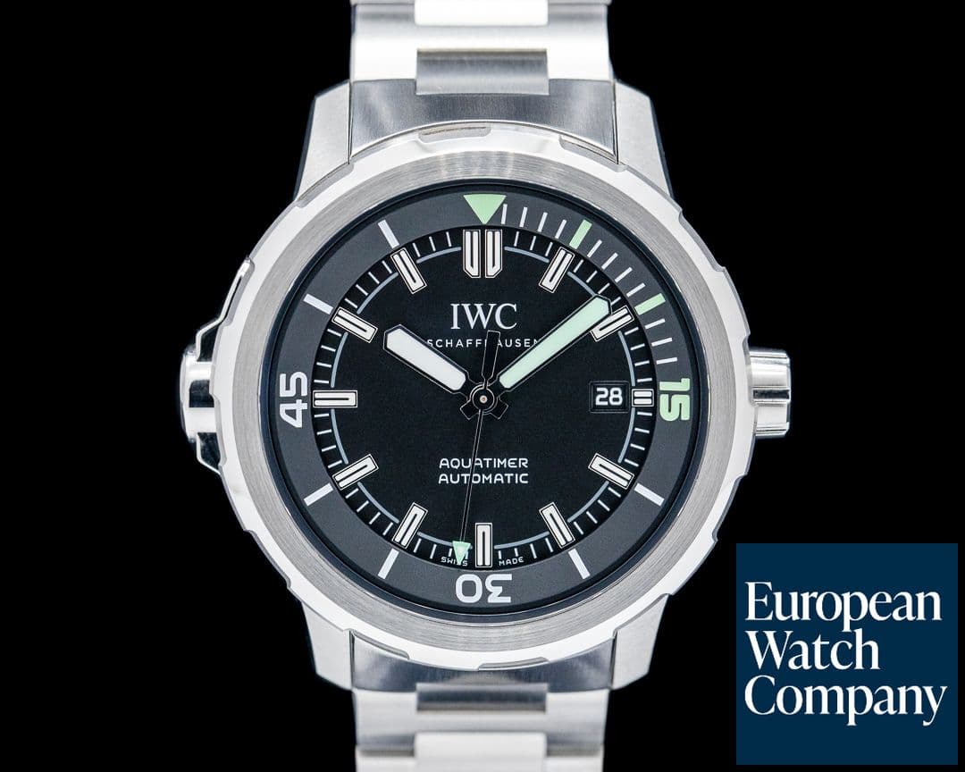 Image of IWC Aquatimer Automatic Black Dial SS / SS