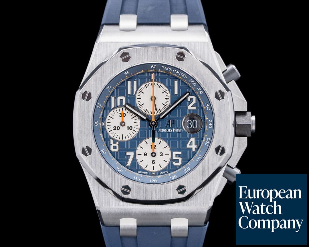 Image of Audemars Piguet Royal Oak Offshore Blue Dial SS / Rubber