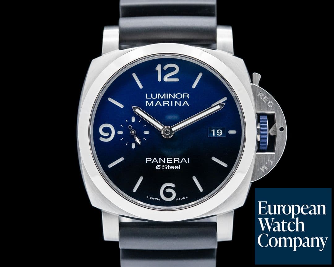 Image of Panerai Luminor Marina eSteel "Blu Profondo"