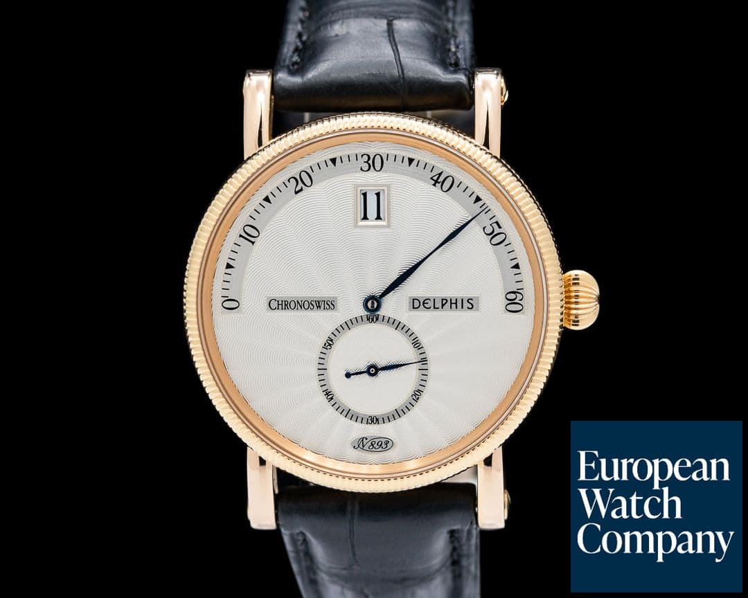 Image of Chronoswiss Delphis Jump Hour Retrograde Minutes 18K Rose Gold