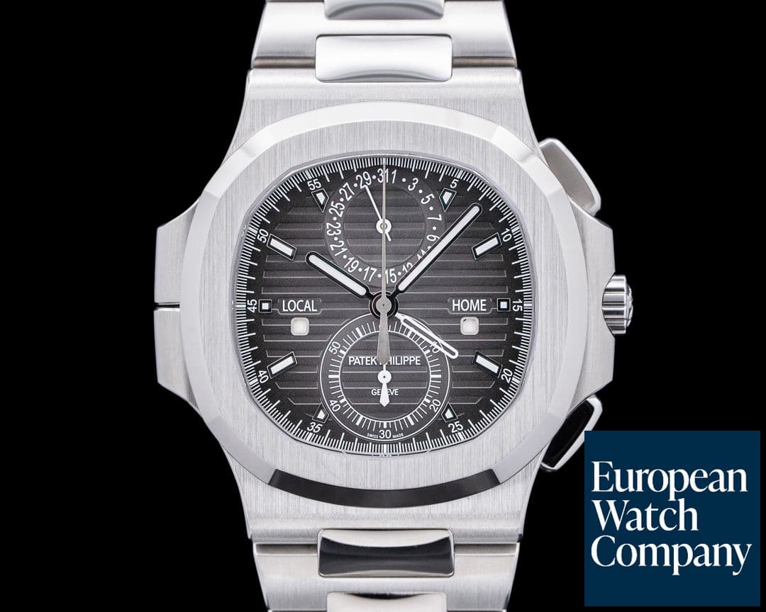 Image of Patek Philippe Nautilus 5990 Travel Time Chronograph SS Gray Dial