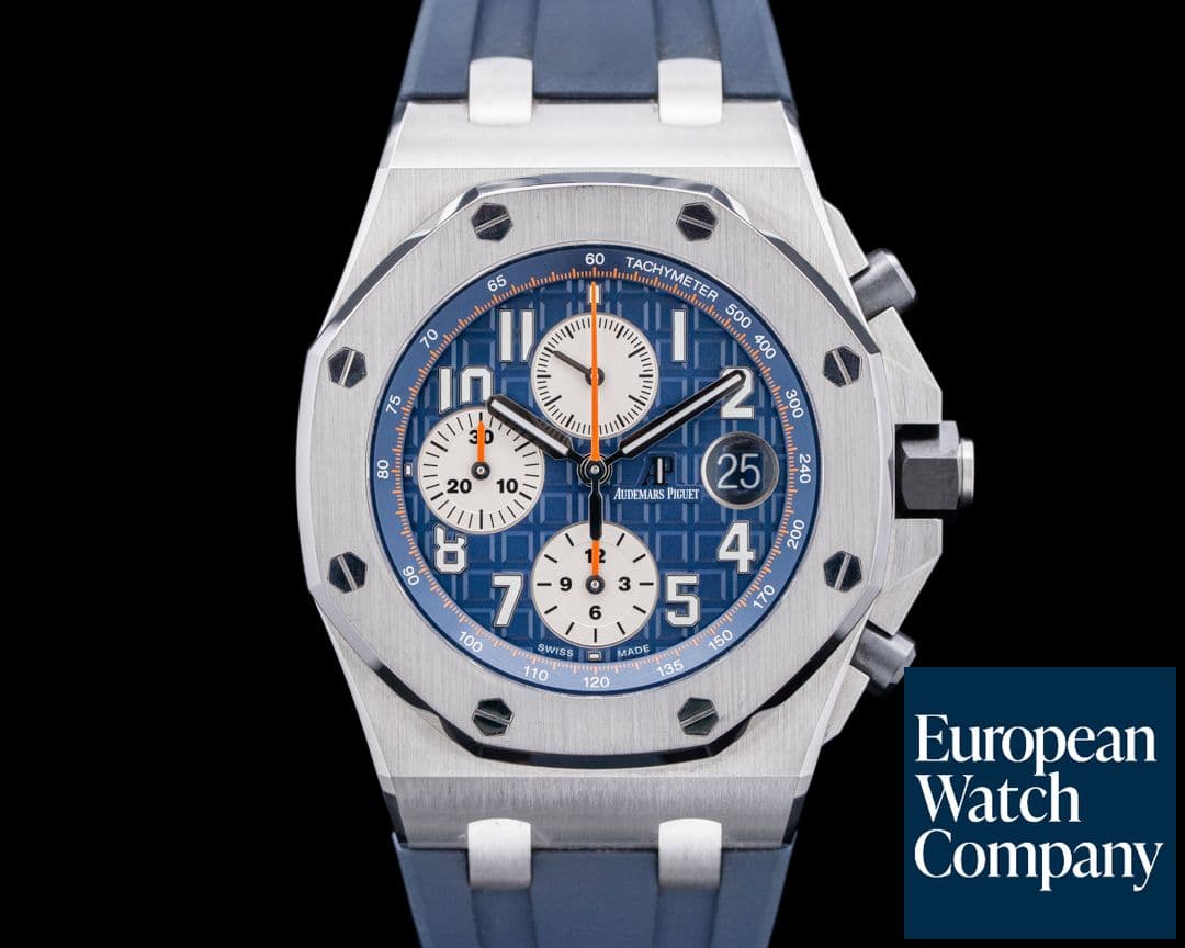 Image of Audemars Piguet Royal Oak Offshore Blue Dial SS / Rubber