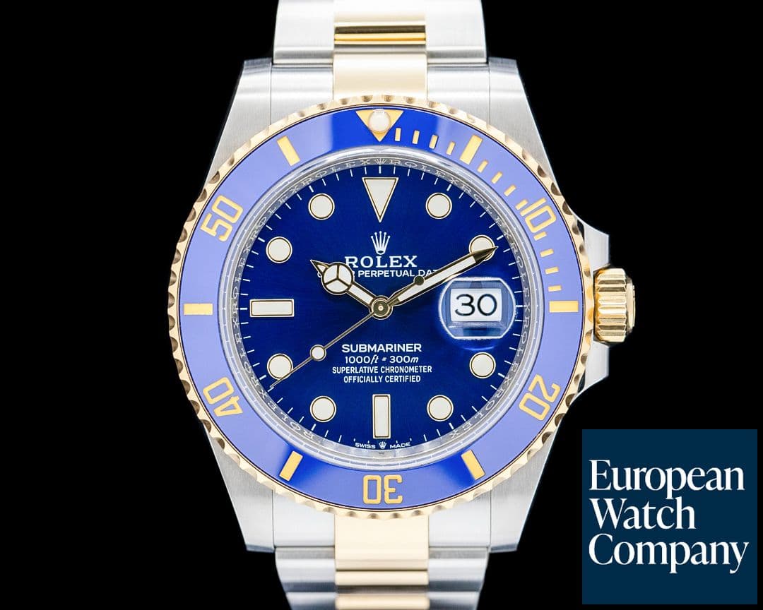 Image of Rolex Submariner 126613LB 18K Yellow Gold /SS Blue Dial