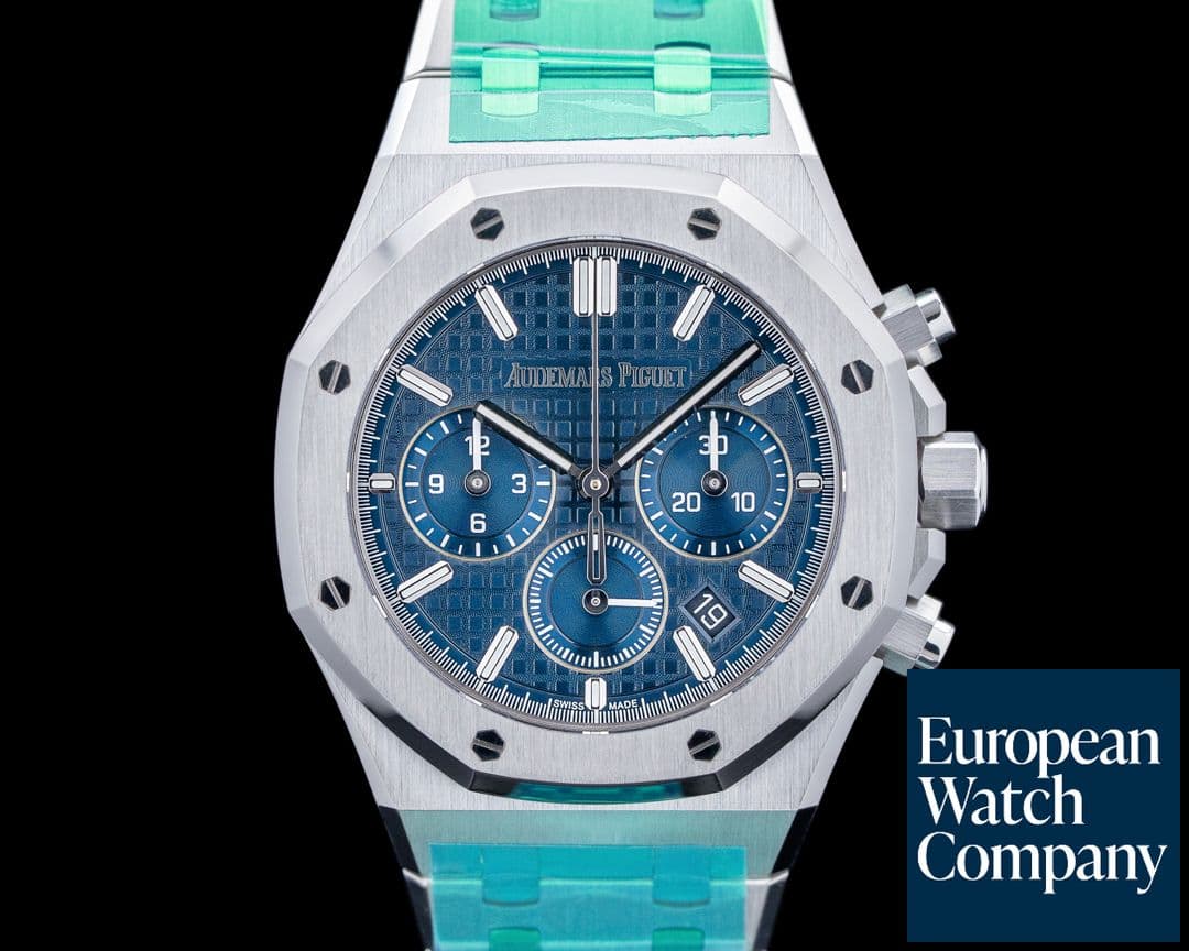 Image of Audemars Piguet Royal Oak 26715ST Chronograph 38MM SS Bleu Nuit Dial