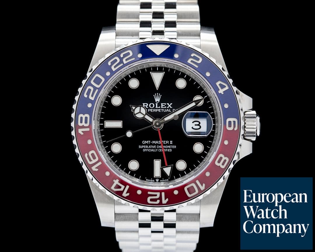 Image of Rolex GMT Master II 126710 Ceramic Jubilee "Pepsi" SS Black Dial