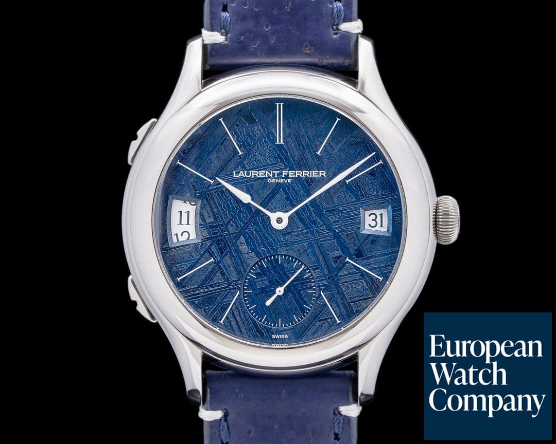 Image of Laurent Ferrier Classic Traveller Blue Meteorite