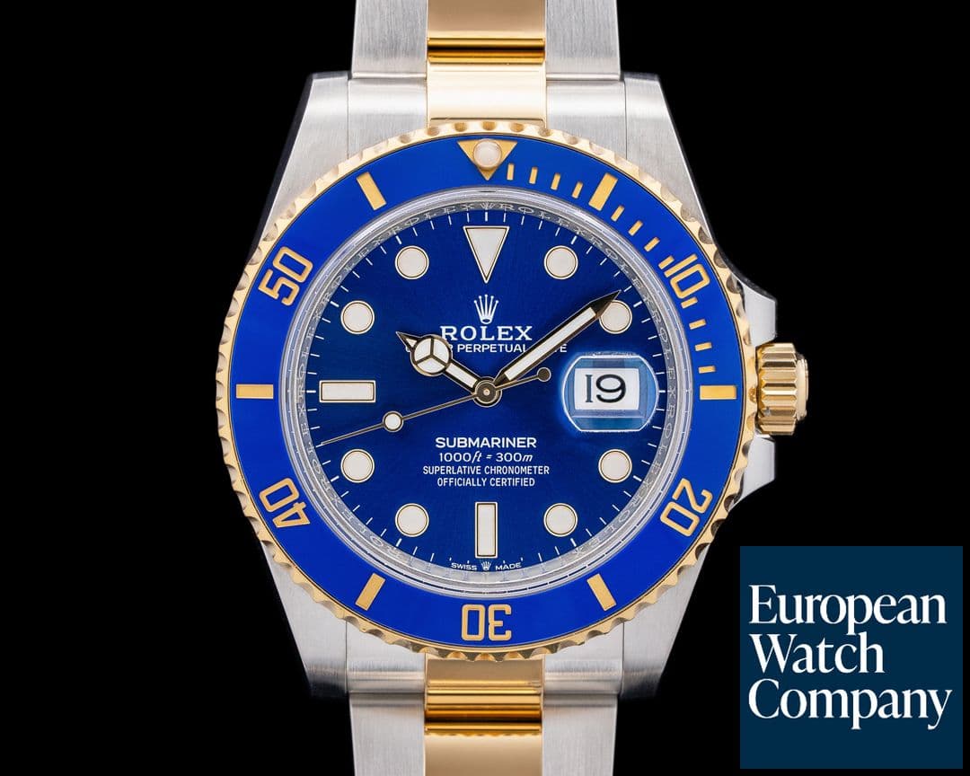 Image of Rolex Submariner 126613LB 18K Yellow Gold / SS Blue Dial