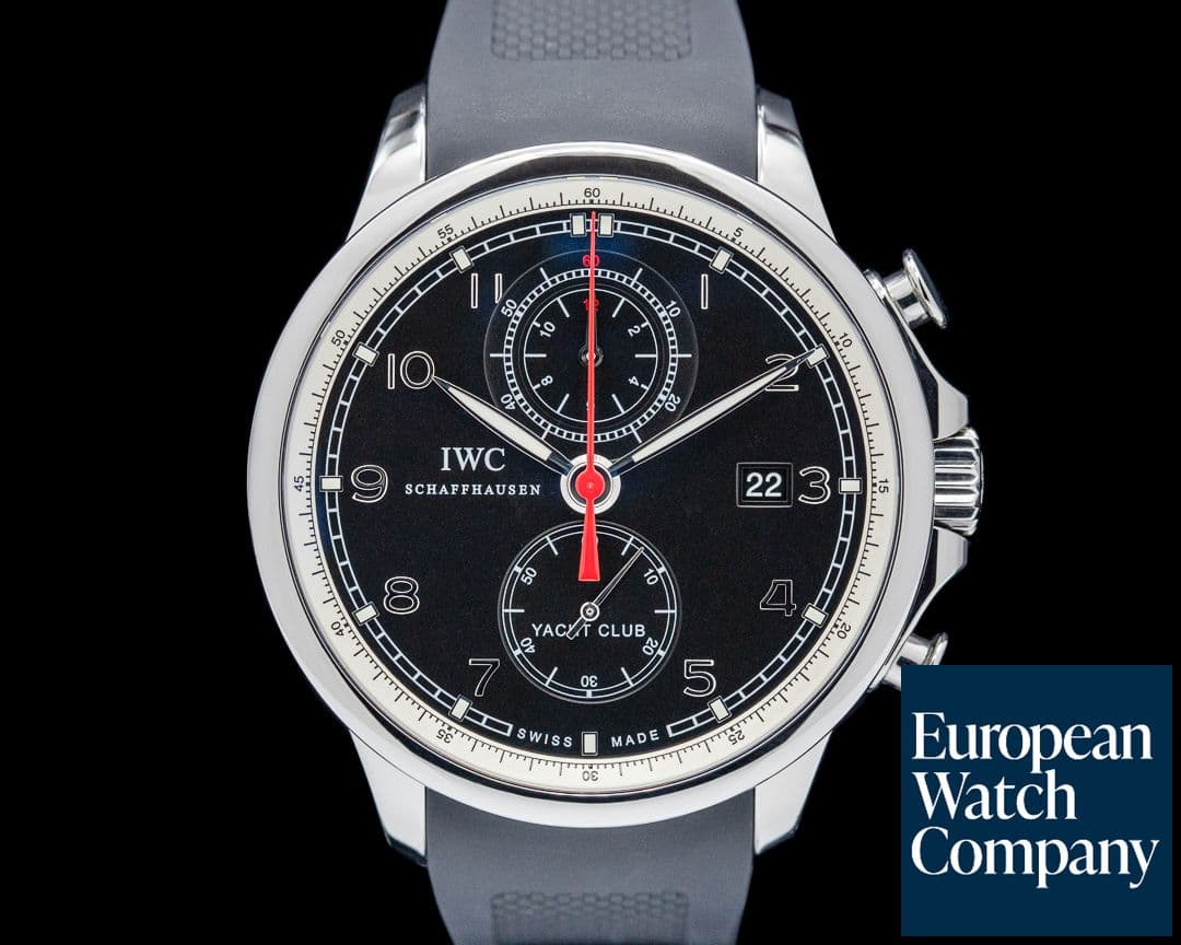 Image of IWC Portuguese Yacht Club Flyback SS Black Dial