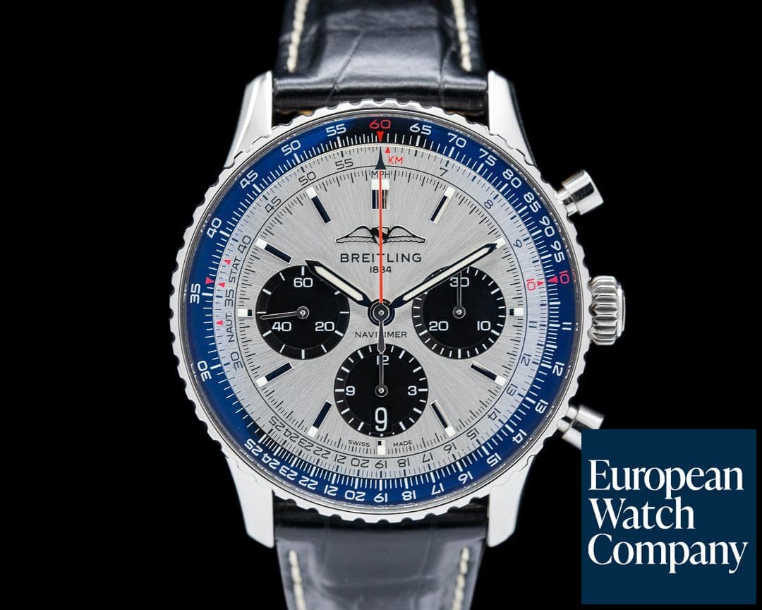 Image of Breitling Navitimer B01 Chronograph 43 SS Silver Dial