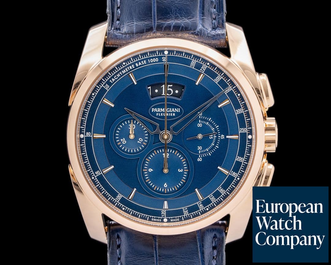 Image of Parmigiani Tonda Metrographe RG 40MM Blue Dial