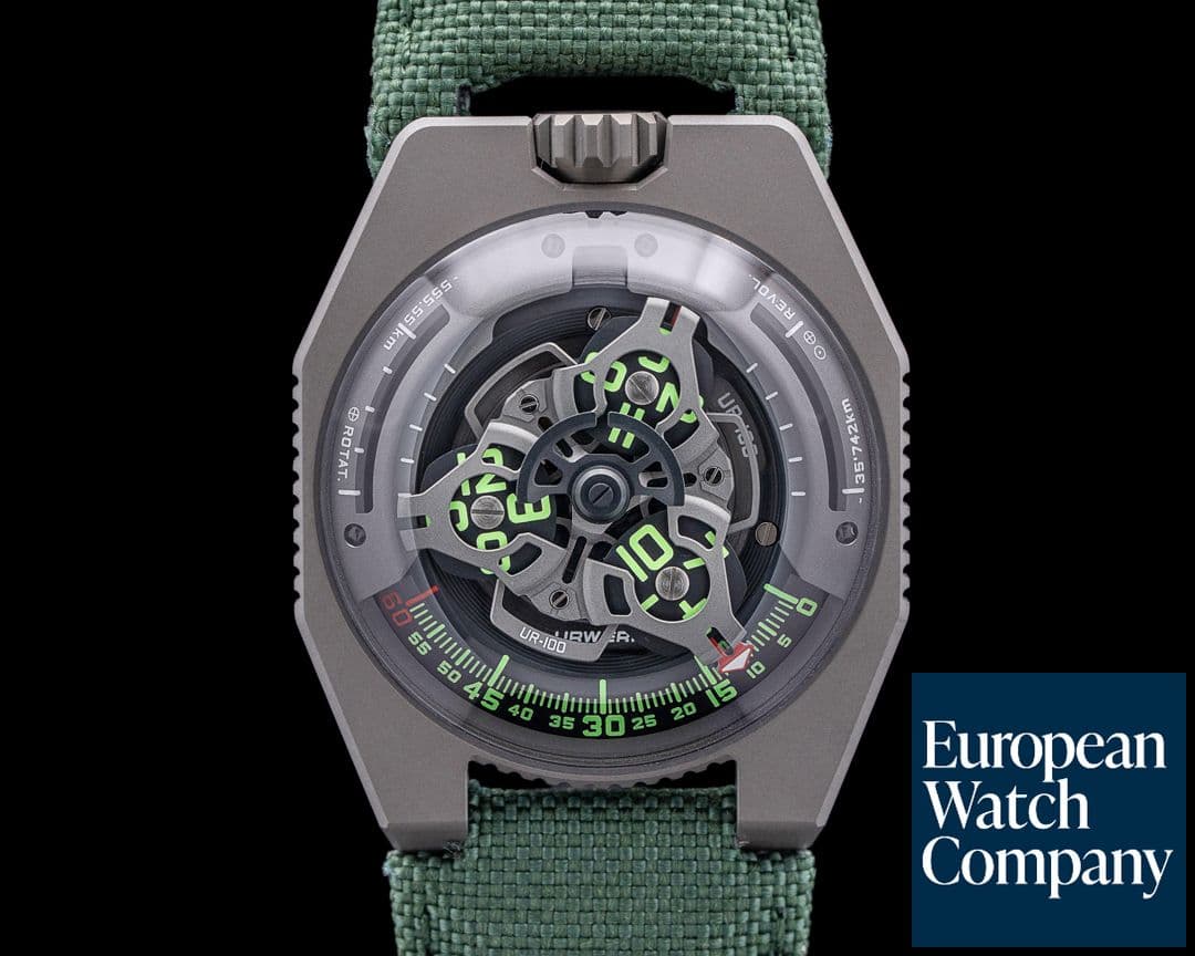 Image of URWERK UR-100 SpaceTime Gunmetal LIMITED TO 25 PIECES