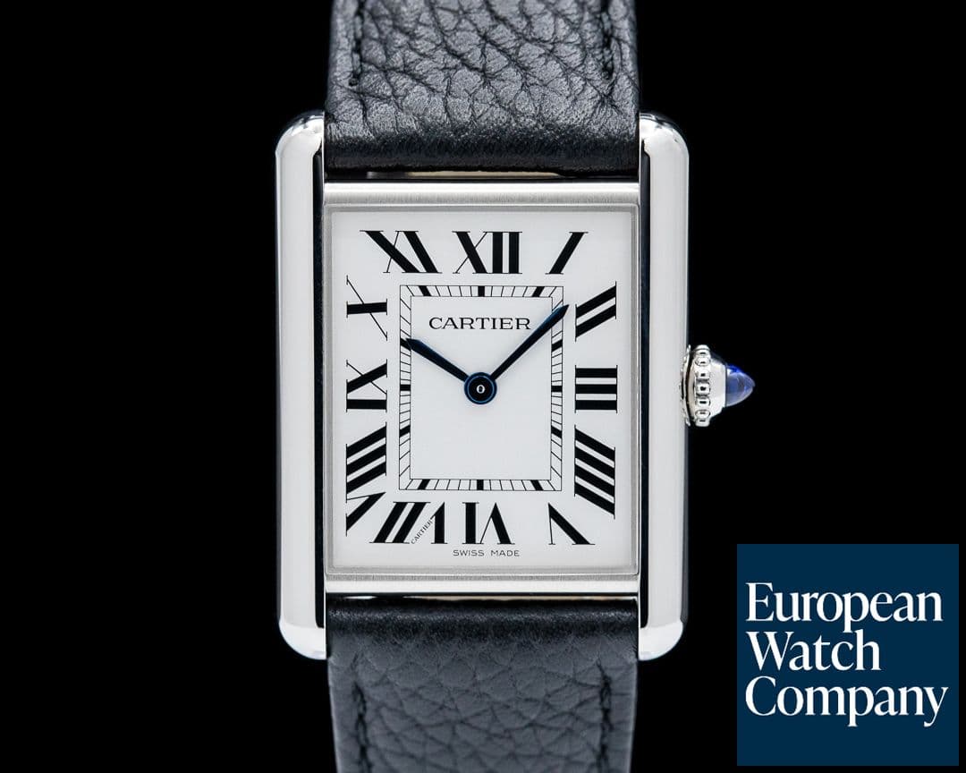 Image of Cartier Tank Must Large Quartz SS Silver Dial