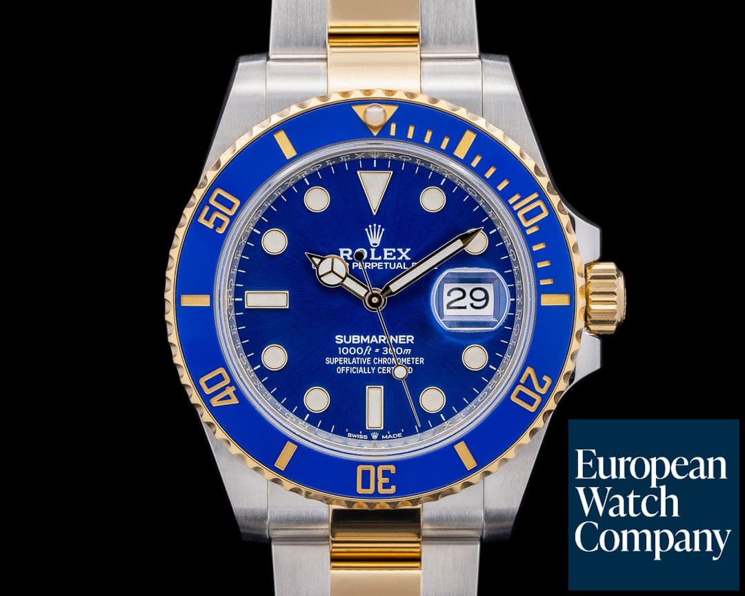 Image of Rolex Submariner 126613LB 18K Yellow Gold / SS Blue Dial