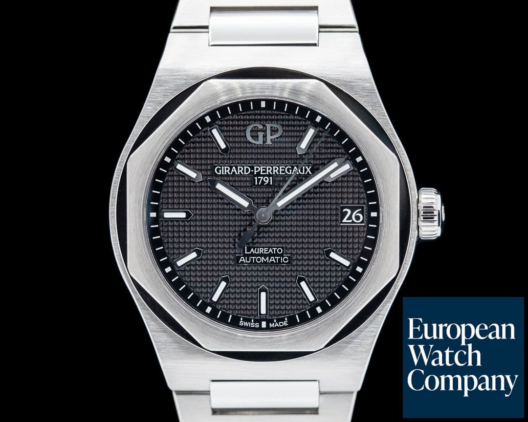 Image of Girard Perregaux Laureato Automatic SS Black Dial