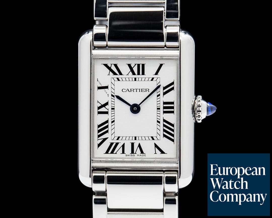 Image of Cartier Tank Solo Small Quartz SS Silver Dial