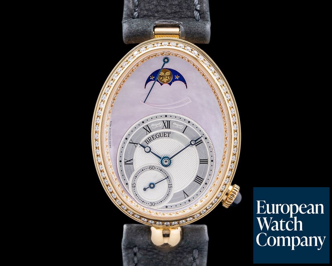 Image of Breguet Reine De Naples Phase De Lune 18K Rose Gold "MOP" Dial