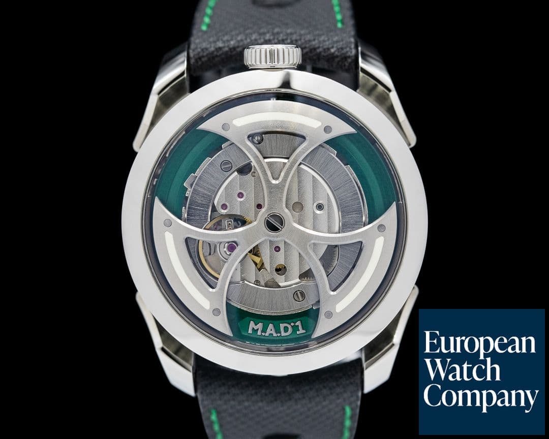 Image of MB&F M.A.D 1 SS Green Dial