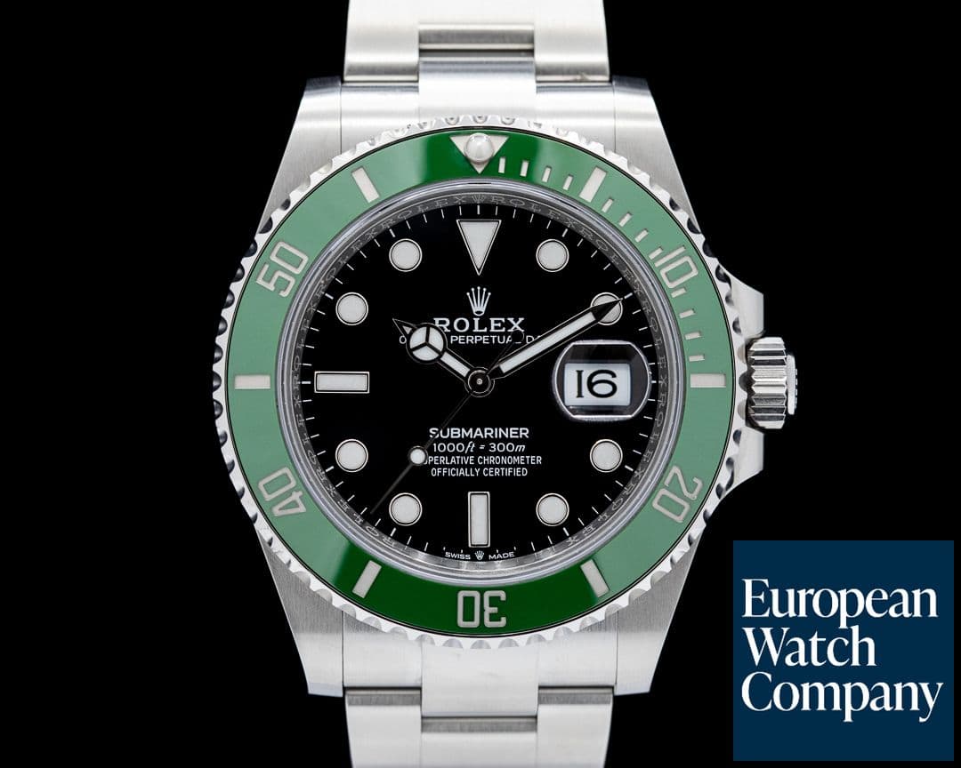Image of Rolex 126610LV Submariner Date "Kermit" SS Black Dial