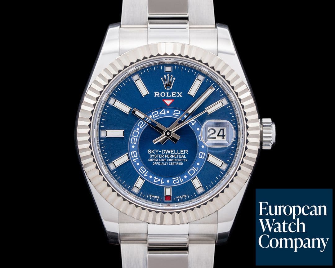 Image of Rolex 326934 Sky-Dweller SS Blue Dial