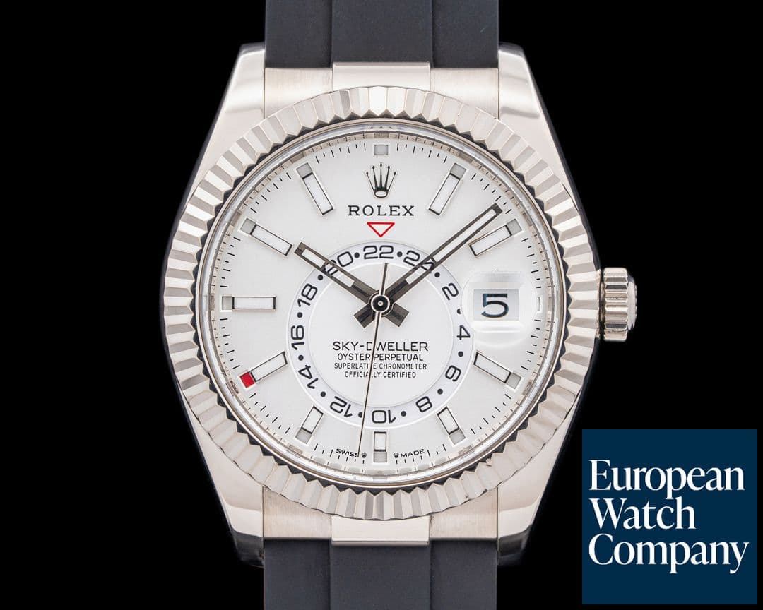 Image of Rolex Sky Dweller 18K White Gold Black Dial