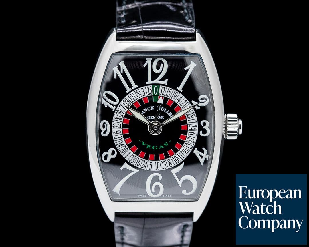Image of Franck Muller Cintree Curvex Vegas Roulette SS Black Dial