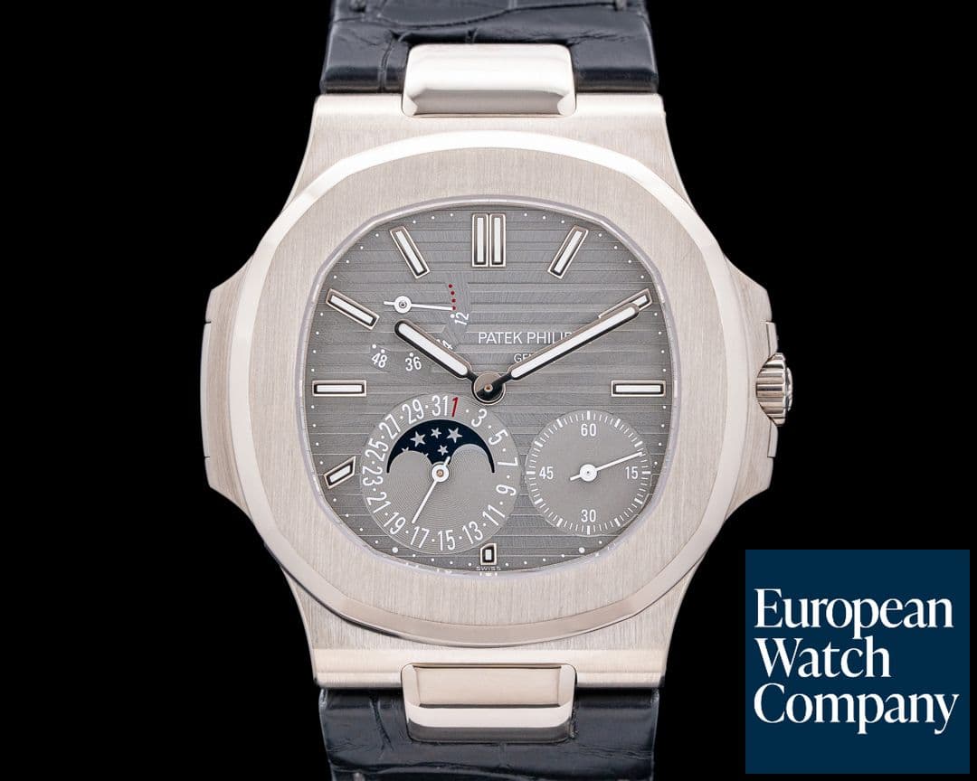 Image of Patek Philippe Nautilus 5712G Power Reserve Moonphase 18K White Gold 2024