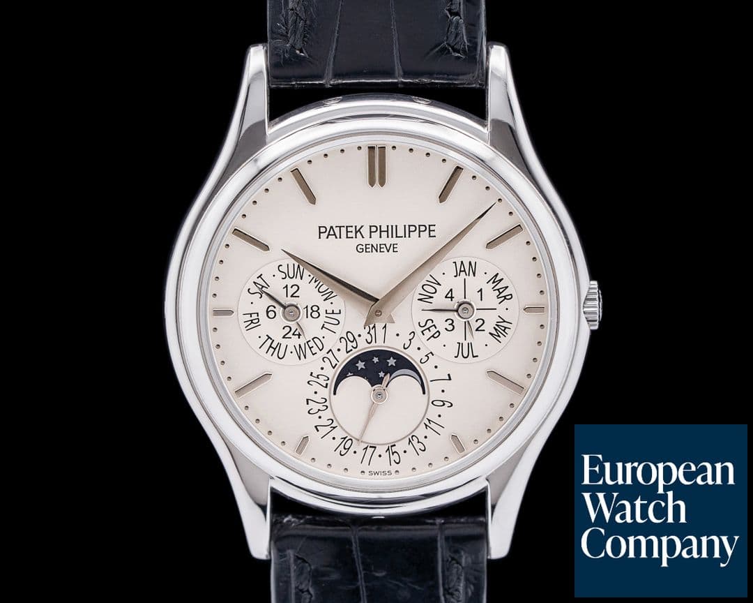 Image of Patek Philippe 5140G Perpetual Calendar Ultra Thin 18K White Gold Silver Dial