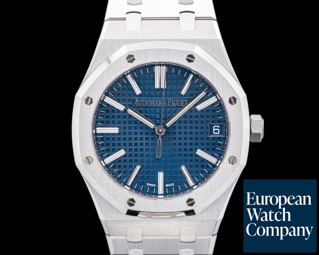 Image of Audemars Piguet 15510ST Royal Oak SS Blue Dial