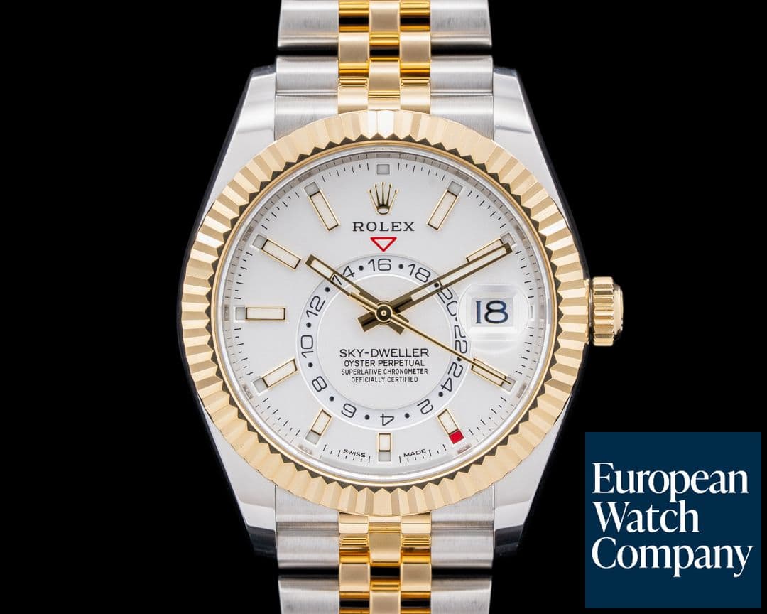 Image of Rolex Sky Dweller 18K Yellow Gold / SS Jubilee