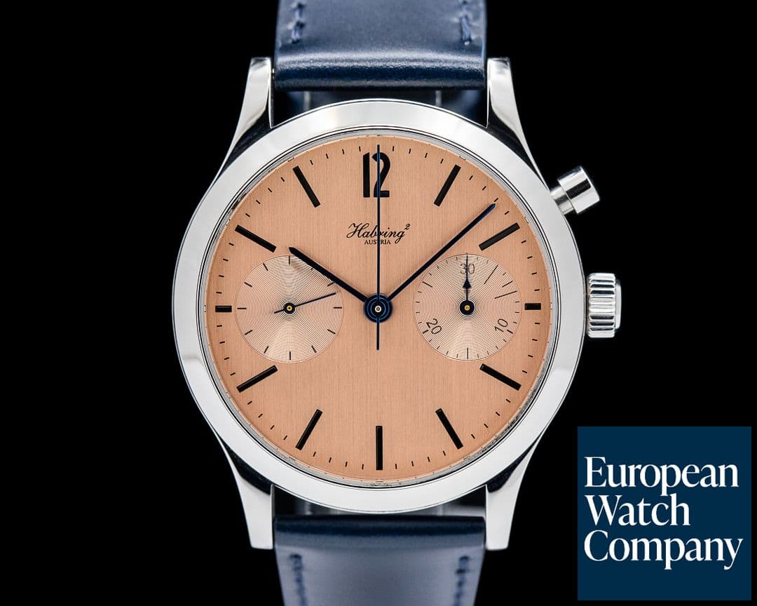 Image of Habring Chrono-Felix Monopusher SS Salmon Dial