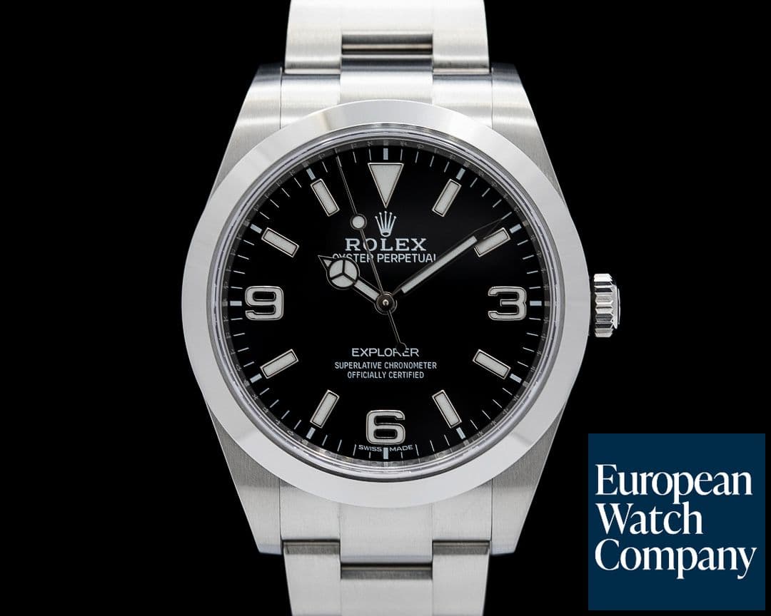 Image of Rolex 214270 Explorer I 39MM SS Black Dial
