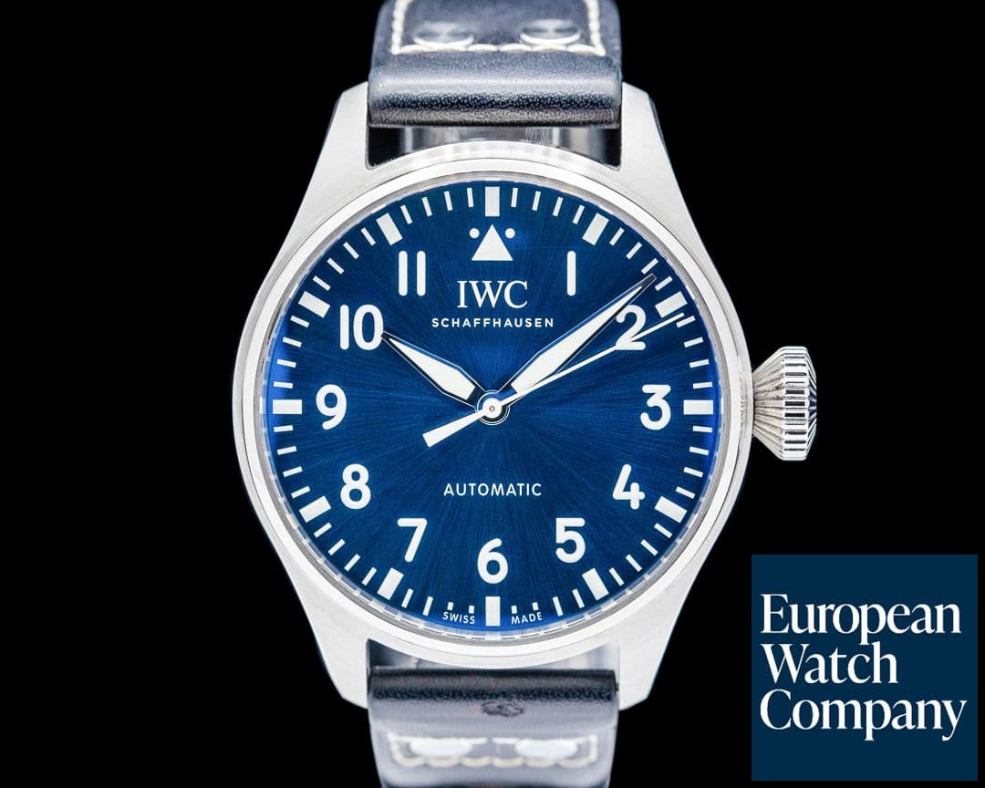 Image of IWC Big Pilot 43MM SS Blue Dial