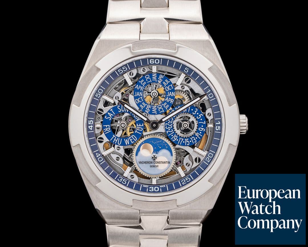 Image of Vacheron Constantin 4300V Overseas Perpetual Calendar Ultra-Thin 18K White Gold Skeleton