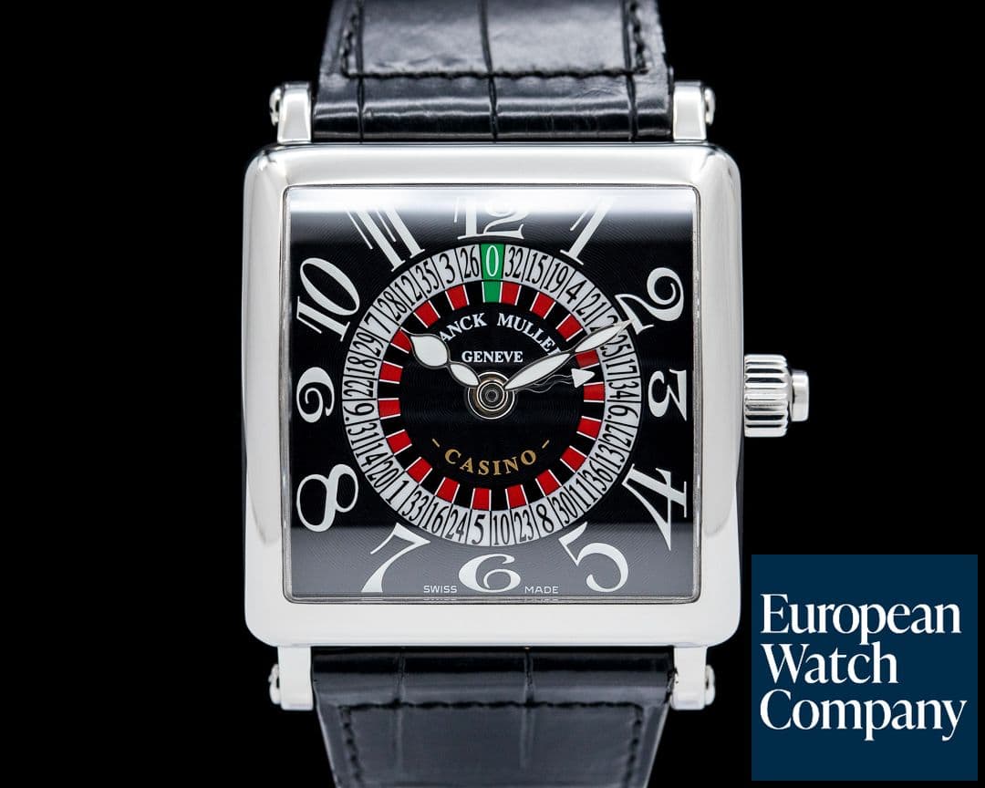 Image of Franck Muller Master Square Casino SS Black Dial LIMITED