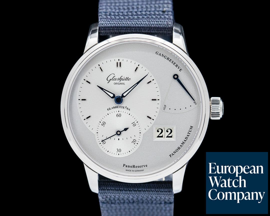 Image of Glashutte Original PanoReserve Manual Wind SS Silver Dial