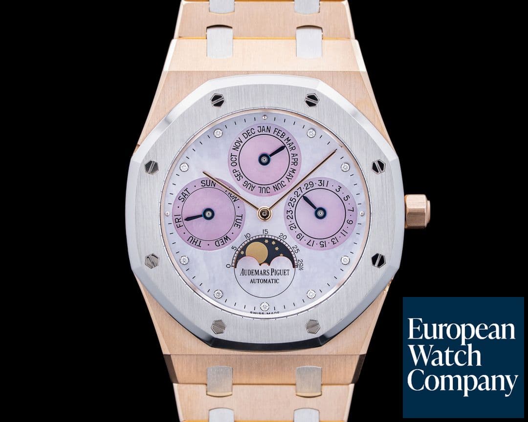 Image of Audemars Piguet 25686RP Royal Oak Perpetual Calendar 18K RG and Platinum MOP Dial