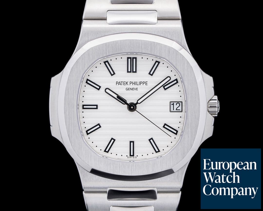 Image of Patek Philippe 5711 Jumbo Nautilus SS White Dial