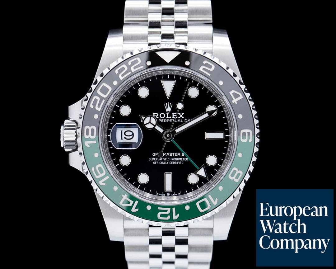 Image of Rolex Left-Handed GMT Master II "SPRITE" Jubilee SS Black Dial 2024