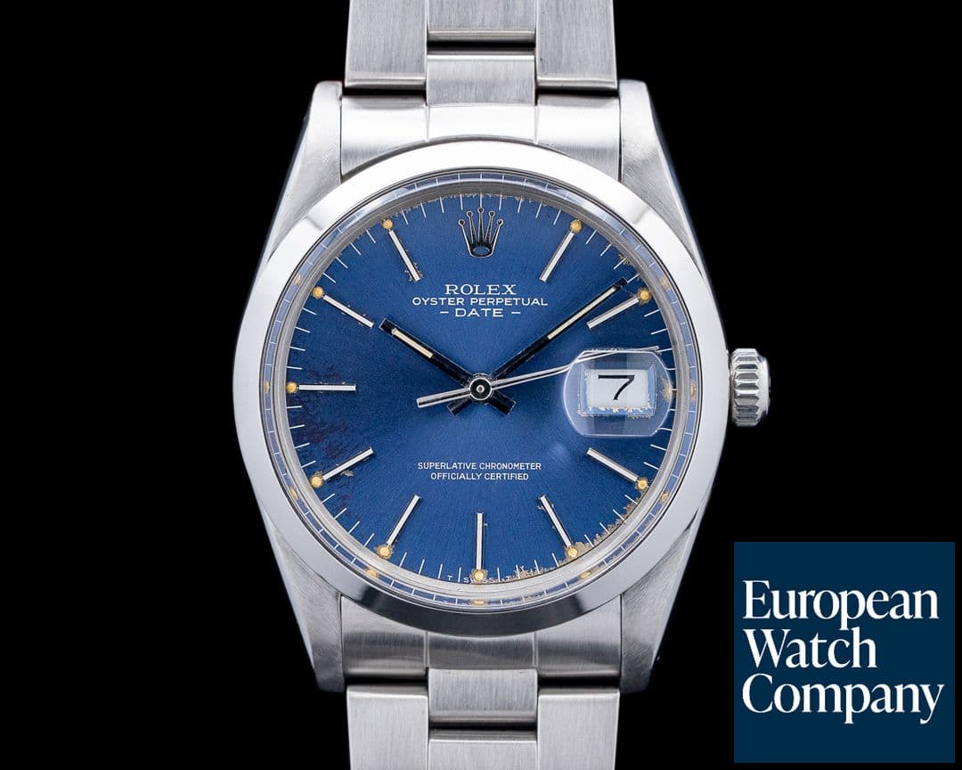 Image of Rolex Oyster Perpetual Date Blue Dial SS