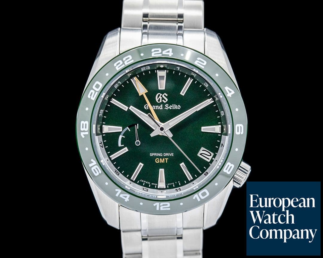 Image of Grand Seiko Sport Collection Spring Drive GMT SS Green Dial