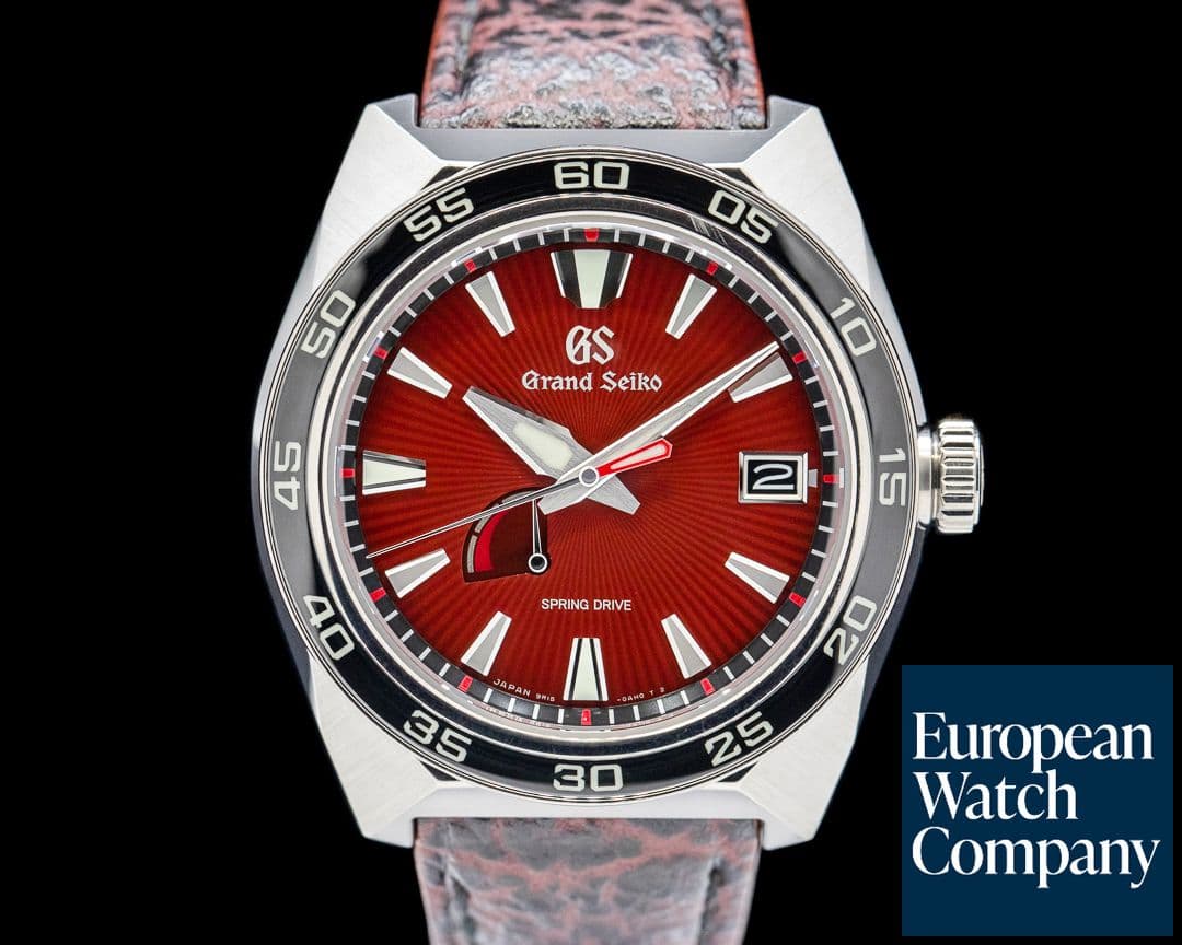 Image of Grand Seiko Godzilla 65th Anniversary Spring Drive SS Burgundy Dial LIMITED