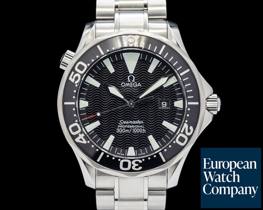 Image of Omega Seamaster Quartz SS Black Dial